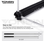 2 Pcs Winding For Torsion Springs Bars With Non-slip Handle For Garage Door    