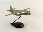 Vintage Wwii Bronzart Martin B-26 Marauder Airplane Desktop Model Rare Base