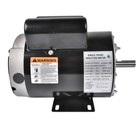 New 5hp Spl Air Compressor Motor 230v 17 6a 3450rpm 56 Frame Cw ccw Rotation