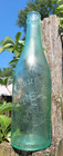 Vintage Antique Anheuser Busch Bottle No City Green Embossed Eagle