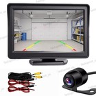 Car Rear View Backup Camera Reverse Hd Parking Night Vision And 4 3  Monitor New