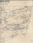 Woodstock Bearsville Lake Hill Willow  Ny 1875 Map With Homeowners Names Shown