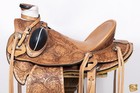 Western Horse Wade Buckstitch Saddle Leather Trail Barrel Racing Hilason Antiqu
