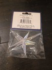 2 Pack Darice Iridescent Ceramic Christmas Tree Large Clear Star Replacement New
