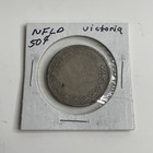 1800 1900s Newfoundland Silver 50-cent Half Dollar Coin   Ca 25   10 Cent Lot