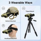 Gtguard V6 Night Vision Goggles 4k Head Mounted Rechargeable 850nm Day night Use