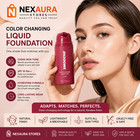 Smooche Korean Color Changing Foundation For All Skin Types Flawless Coverage-us