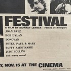1967 Newport Folk Festival    festival    Bob Dylan  Joan Baez   Film Showing Ad