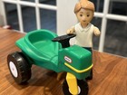 Little Tikes Dollhouse Furniture Green Tractor W  Farmer Figure  Usa Seller    