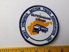 Outstanding Truck Driver Award Patch West Virginia Motor Truckassoc Badge