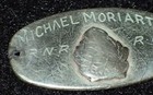 Wwi R n r  Royal Naval Reserve Id Bracelet Disc  moriarity  Sterling Silver Rare
