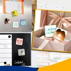 30 Pieces Fridge Magnet Set Acrylic Square Refrigerator Magnet With Adhesive