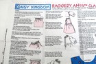 Vintage Daisy Kingdom Raggedy Ann Doll Classic Dress Outfit Fabric Panel  1750