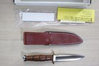 Al Mar Grunt1 Leather Handle Small Bowie Japan Mint Box Papers  G3