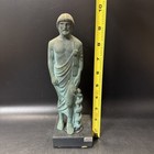 Bronze Asclepius Ancient Greek God Of Medicine Healing Statue 9 75in Tall
