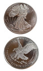 100 Lot 1 Troy Ounce oz  999 Solid Titanium Walking Liberty Eagle Rounds Coins