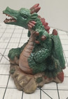 Green Dragon Mythical Fantasy 4  Resin Figurine Statue