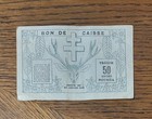 New Caledonia  Noumea  50 Centimes 1943 Banknote  Used  See Pictures 