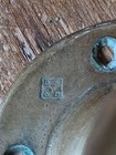 Antique Old Victorian Brass Mortice Door Round Knob Handles Stamped    hope    