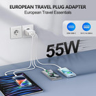 European Usb Type C Wall Charger Europe Travel Plug Adapter For Apple Iphone Ipa
