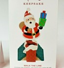 Hallmark Keepsake Ornament 2019   I Walk The Line  Musical Santa 