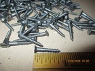50-new-old Stock  Slotted Flat Head Steel Wood Screws  7 8  Long X  5 1 8  Shank