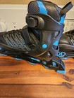 Roller Derby Custom Adult Inline Rollerblade Skates - Blue black 9-12 Ex  Cond