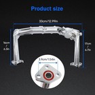 Lr109401 Aluminum Rear Coolant Water Heater Pipe  3 0l Only  Fit For Land Rover 