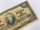 1937 Canada 100 Dollars Circulated Banknote Bj Prefix Gordon Towers Ii630