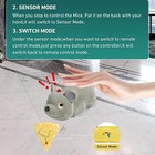 Remote Control Mouse Cat Toy Two Mode Rechargeable Automatically Sense Obstacles