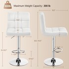 Barstools  Adjustable Modern Bar Chairs With Back  Counter Height Swivel Stools