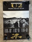 Vintage 1987 U2 The Joshua Tree Tour 24x36 Poster Rare  Winterland Productions