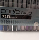 Copic Ciao 72 Colors B Set Too Illustration Marker Set Pens With Case Used Japan