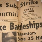 Oregon Journal June 17  1942 Wwii Axis Submarine Attack Original Newspaper