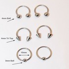 15g Body Piercing Nipple Belly Nose Kit 16g Jewelry  Piercing Kit Sponge Forceps