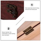 Charming Wooden Storage Box For Gifts And Small Items 26x20x6cm