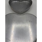 Vintage Mirro Aluminum Heart Shaped Cake Pan Set 1180 M Made In Usa 2 Piece