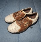 Vintage Oakley Brown   White Leather Golf Shoes Size 9