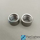 2pcs 304 Stainless Steel O2 Oxygen Sensor Bung Curved M18 X 1 5 Weld On weld In