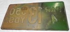 Vintage Distressed Metal Sign From Golf Course - Hole 13 Par 4 350 Yds