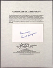Frank Sedgman Australian Tennis Player Autograph 3x5 Card