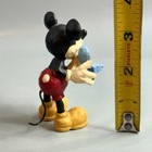 Vintage Mickey Mouse Figurine Walt Disney Resin Souvenir Cannon Falls Camera A5