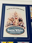 Disney 75 Years Anniversary Commemorative Poster print Framed 40x28