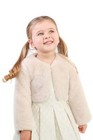 Girls Faux Fur Shrug Cozy Bolero Jacket