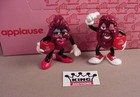 Vintage 1988 California Raisins Pvc Figures In Store Display Box From The Heart