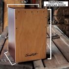 Sawtooth Cedar Wood Cajon Drum Percussion Box With String-snare
