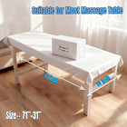 100 Pcs Disposable Bed Sheets Massage Table Covers 31 x71  Non Woven Fabric Shee