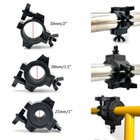4 Pack Stage Lighting Truss Clamp  Fit 3 Size Pipe 25mm 38mm 50mm  Black-4pcs