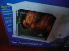 New Open Box Popeil Ronco St3001whgen Compact Showtime Rotisserie Bbq Oven White