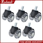 Findmall 5 Pack  2inch Heavy Duty Office Chair Caster Rubber 360    Swivel Wheels